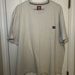 Wrangler Men's Beige Work T-Shirt